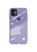 TPU + Glass чохол GLOSSY Logo series для Apple iPhone 11 (6.1 ") Сірий / Lavender Gray