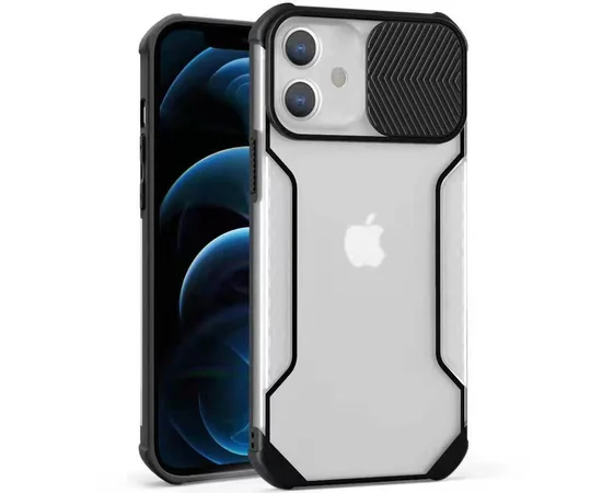 Чехол Camshield matte Ease TPU со шторкой для Apple iPhone 11 (6.1") Черный