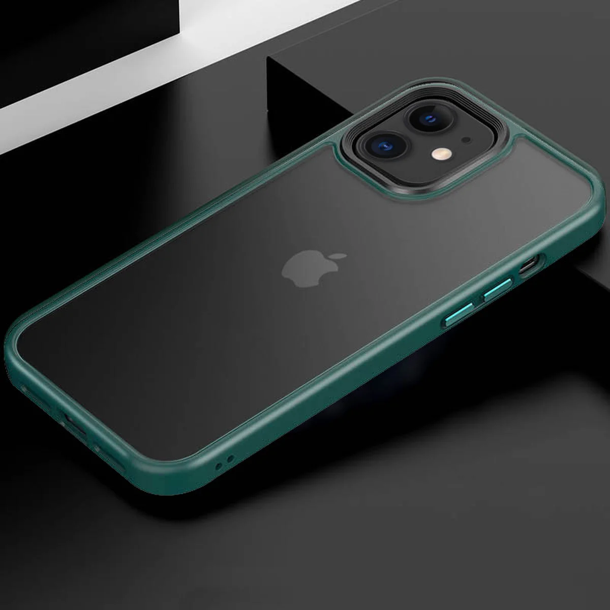 TPU+PC чехол Metal Buttons для Apple iPhone 11 (6.1") Зеленый