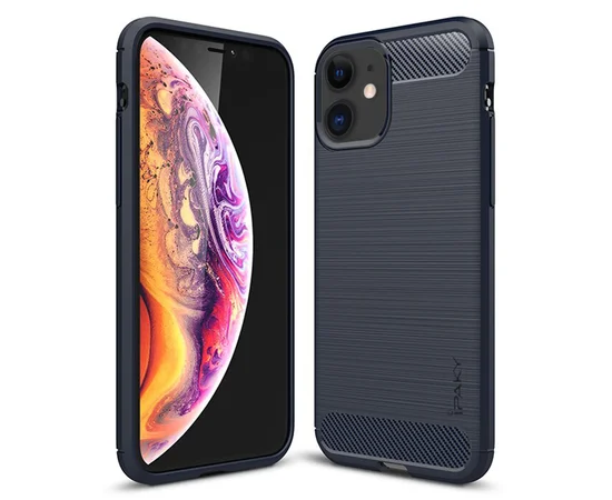 TPU чехол iPaky Slim Series для Apple iPhone 11 (6.1") Синий