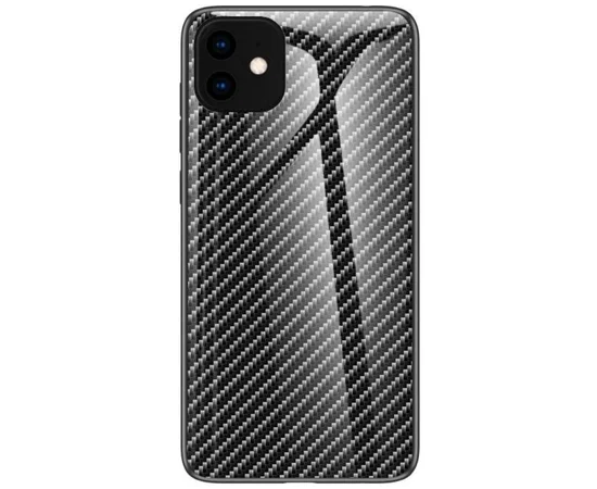 TPU+Glass чехол Twist для Apple iPhone 11 (6.1") Черный