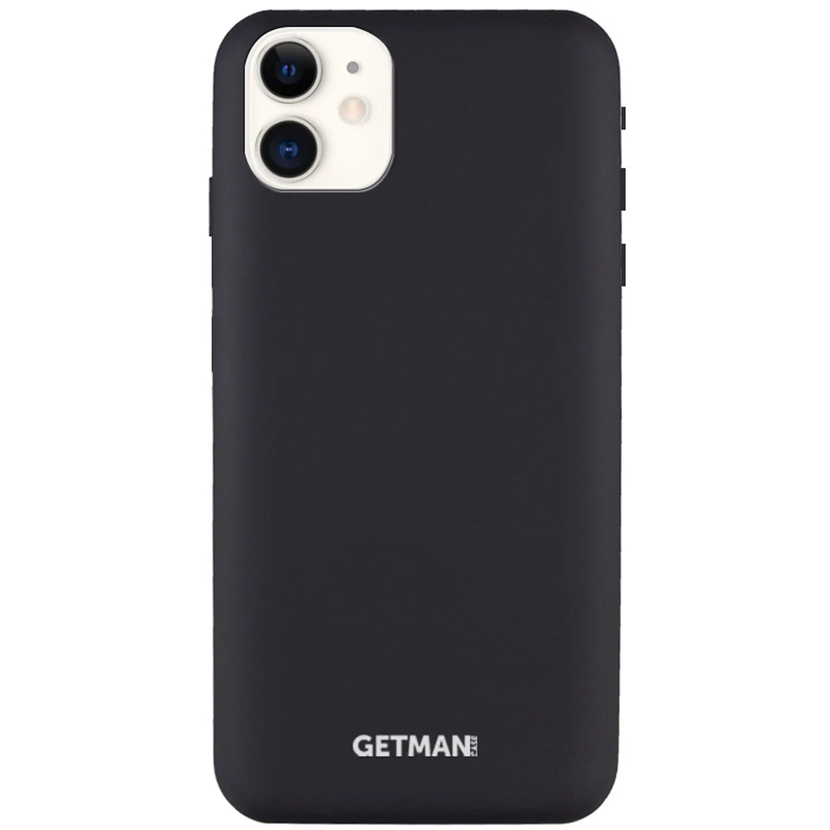 Чохол Silicone Case GETMAN for Magnet для Apple iPhone 11 (6.1 ") Чорний / Black