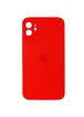 Чохол Silicone Case Square Full Camera Protective (AA) для Apple iPhone 11 (6.1 ") Червоний / Red