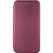 Кожаный чехол-книжка Classy для Apple iPhone 11 (6.1") Бордовый