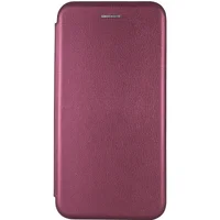 Кожаный чехол-книжка Classy для Apple iPhone 11 (6.1") Бордовый
