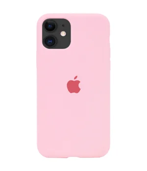 Чехол Silicone Case Full Protective (AA) для Apple iPhone 11 (6.1") Розовый / Light pink Чехол Silicone Case Full Protective (AA) для Apple iPhone 11 (6.1") Розовый / Light pink