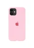 Чехол Silicone Case Full Protective (AA) для Apple iPhone 11 (6.1") Розовый / Light pink