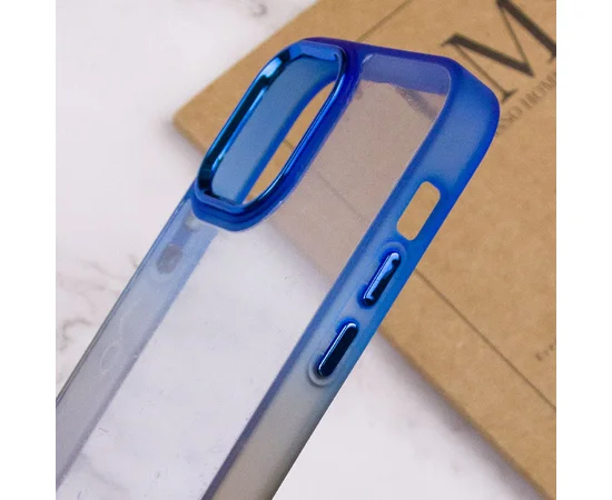 Чехол TPU+PC Fresh sip series для Apple iPhone 11 (6.1") Черный / Синий