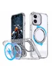 Чохол TPU+PC Empire with MagSafe and Ring для iPhone 11 (6.1") Clear