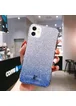 TPU+Glass чехол Swarovski для Apple iPhone 11 (6.1") Синий