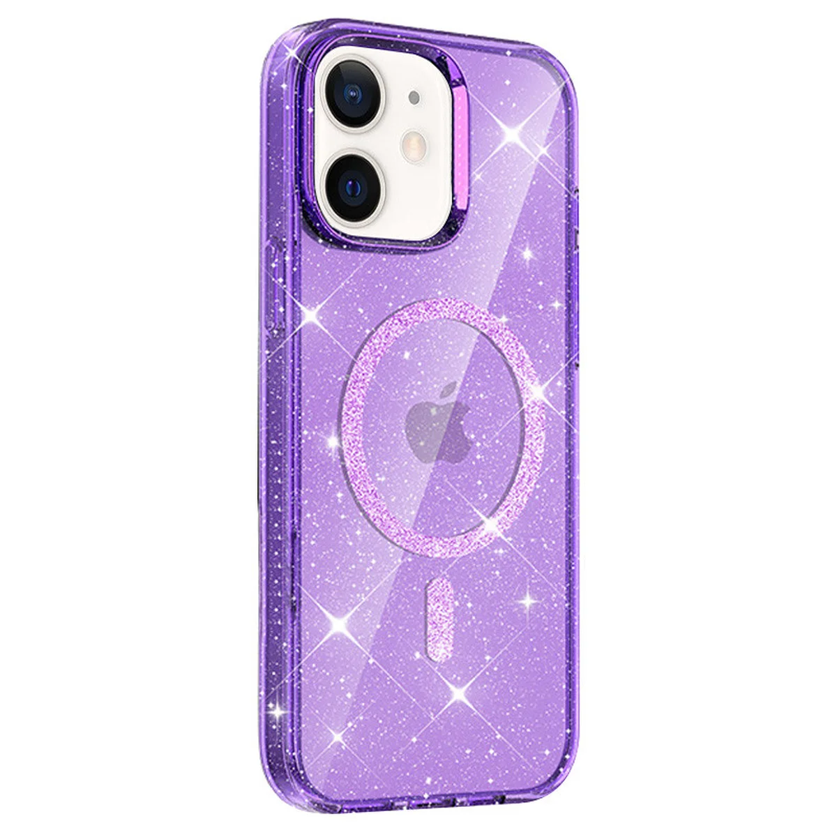 Чехол TPU Eclipse Sparkle (MagFit) для Apple iPhone 11 (6.1") Purple