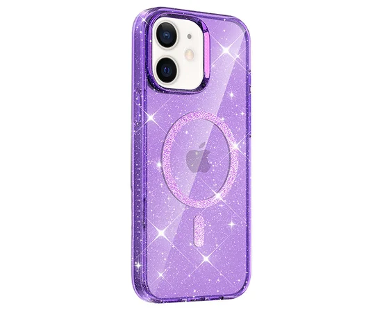 Чохол TPU Eclipse Sparkle (MagFit) для Apple iPhone 11 (6.1") Purple
