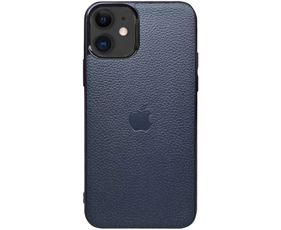 Кожаная накладка Epic Vivi Logo series для Apple iPhone 11 (6.1") Синий
