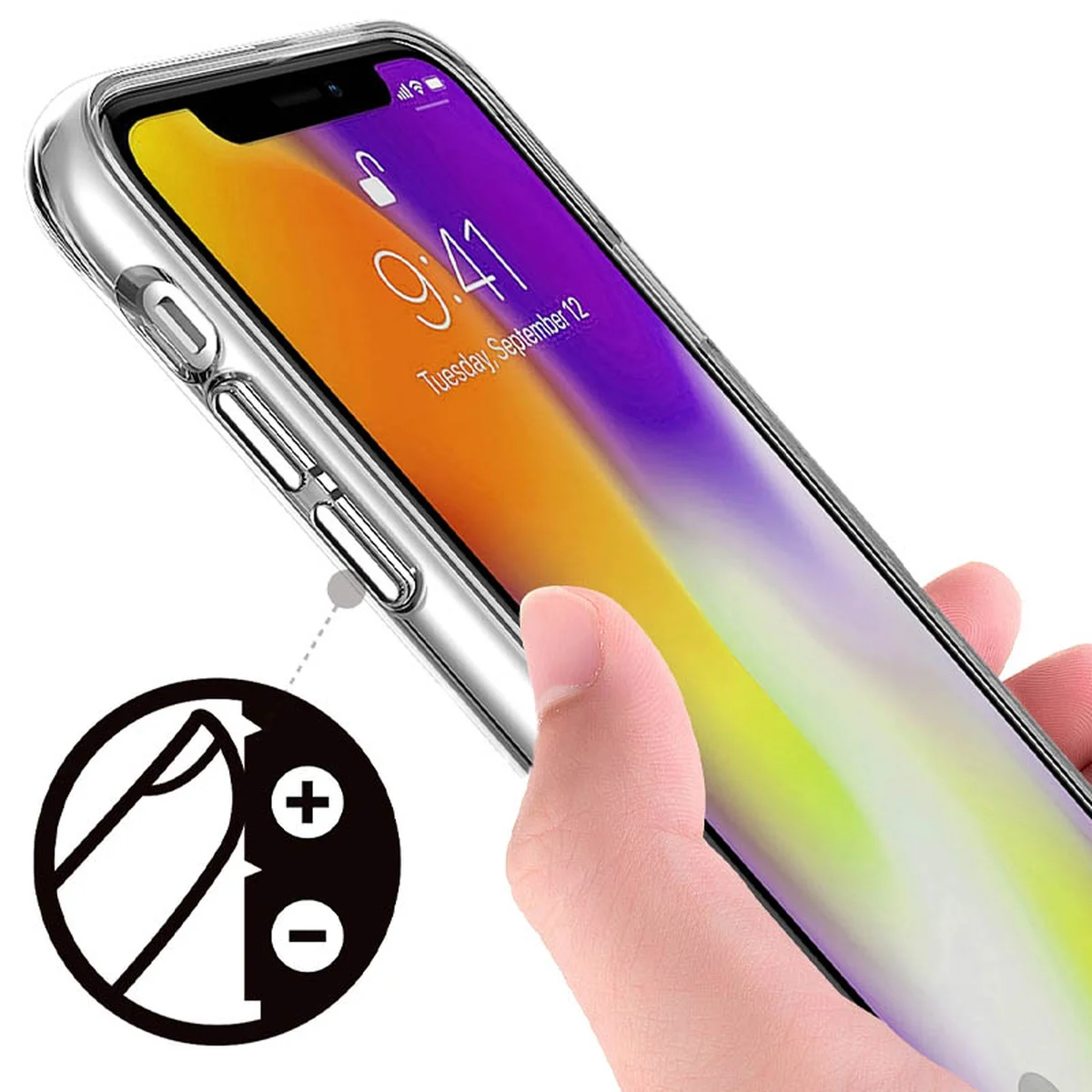 Чехол TPU Space Case transparent для Apple iPhone 11 (6.1") Прозрачный
