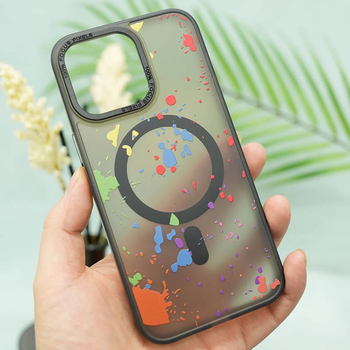 Чехол TPU+PC Flush with MagSafe для Apple iPhone 11 (6.1") Titanium grey