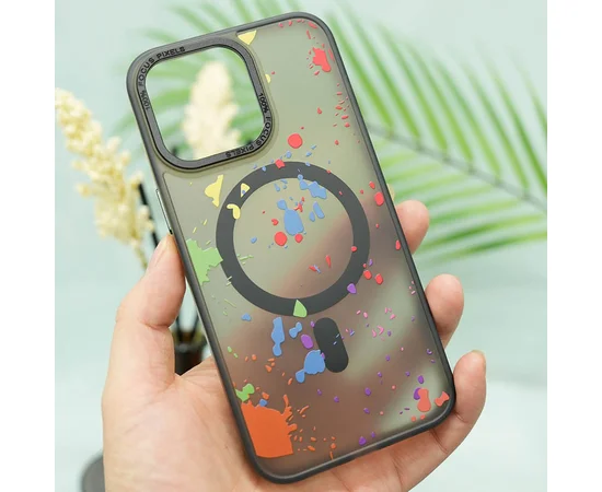 Чохол TPU+PC Flush with MagSafe для Apple iPhone 11 (6.1") Titanium grey