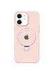 Чехол Silicone Case Full Protective with Ring для Apple iPhone 11 (6.1") Pink