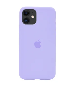 Чехол Silicone case (A) (с закрытым низом) для Apple iPhone 11 (6.1") Сиреневый / Dasheen Чехол Silicone case (A) (с закрытым низом) для Apple iPhone 11 (6.1") Сиреневый / Dasheen