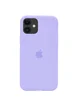 Чохол Silicone case (A) (з закритим низом) для Apple iPhone 11 (6.1 ") Бузковий / Dasheen