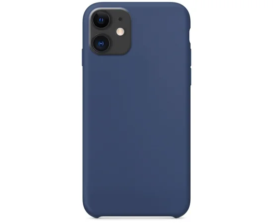 Силиконовый чехол Soft cover для Apple iPhone 11 (6.1") Синий /  Blue Cobalt