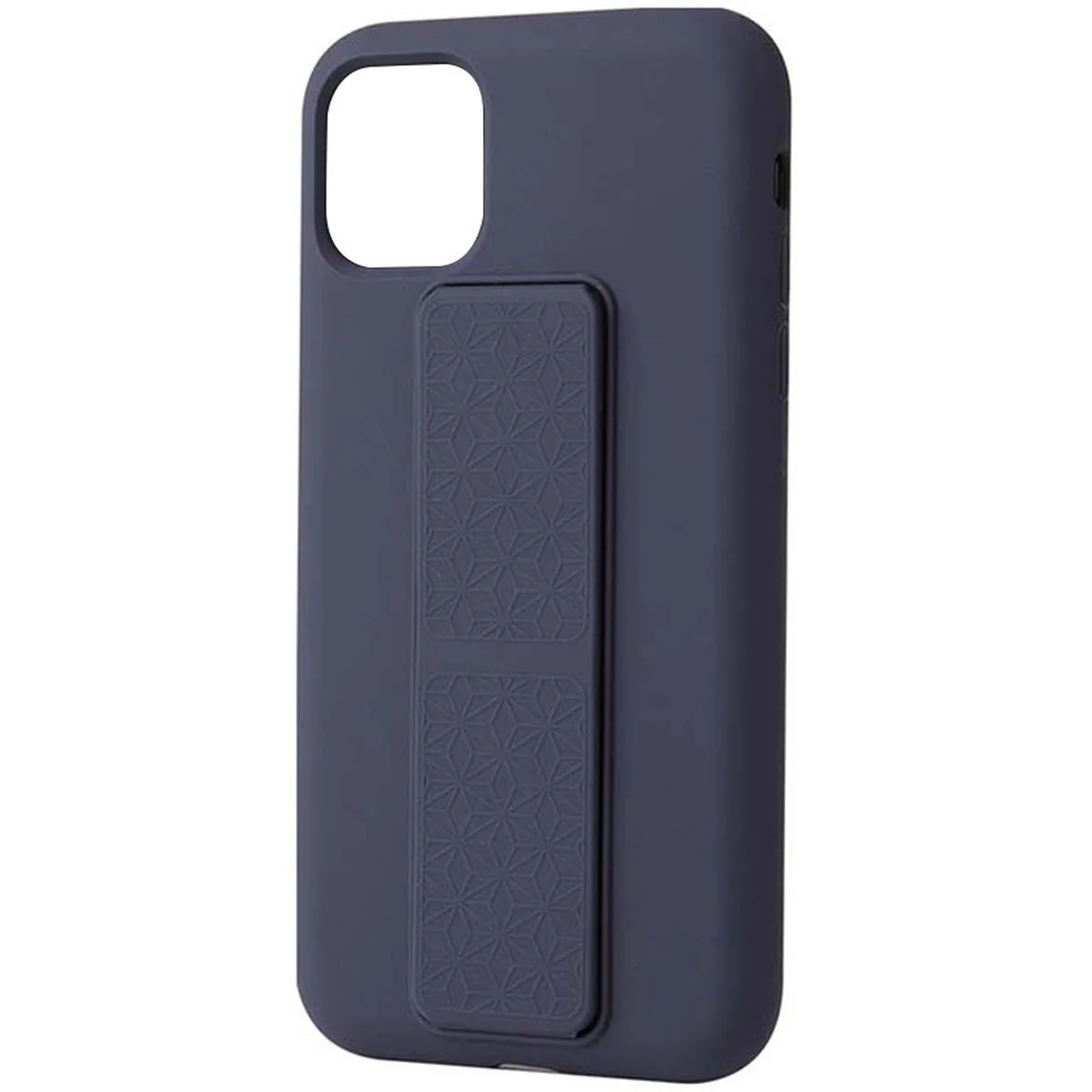 Чехол Silicone Case Hand Holder для Apple iPhone 11 (6.1") Темно-синий / Midnight blue