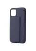 Чехол Silicone Case Hand Holder для Apple iPhone 11 (6.1") Темно-синий / Midnight blue