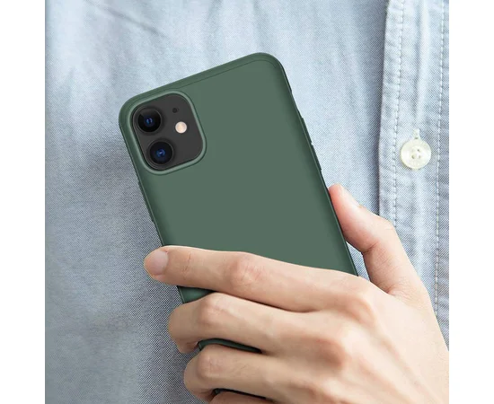 Пластиковая накладка GKK LikGus 360 градусов для Apple iPhone 11 (6.1") Темно-зеленый