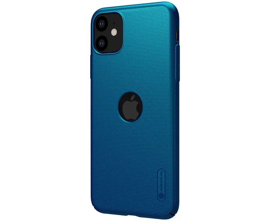 Чехол Nillkin Matte с лого для Apple iPhone 11 (6.1") Бирюзовый / Peacock blue