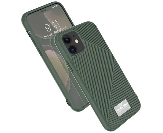 TPU накладка Molan Cano Jelline series для Apple iPhone 11 (6.1") Зеленый / Khaki green