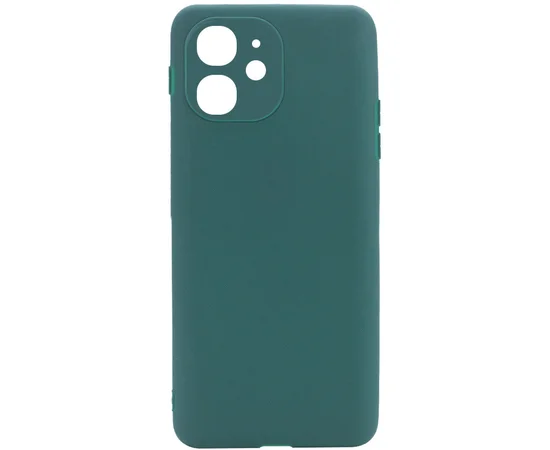 Силиконовый чехол Candy Full Camera для Apple iPhone 11 (6.1") Зеленый / Forest green
