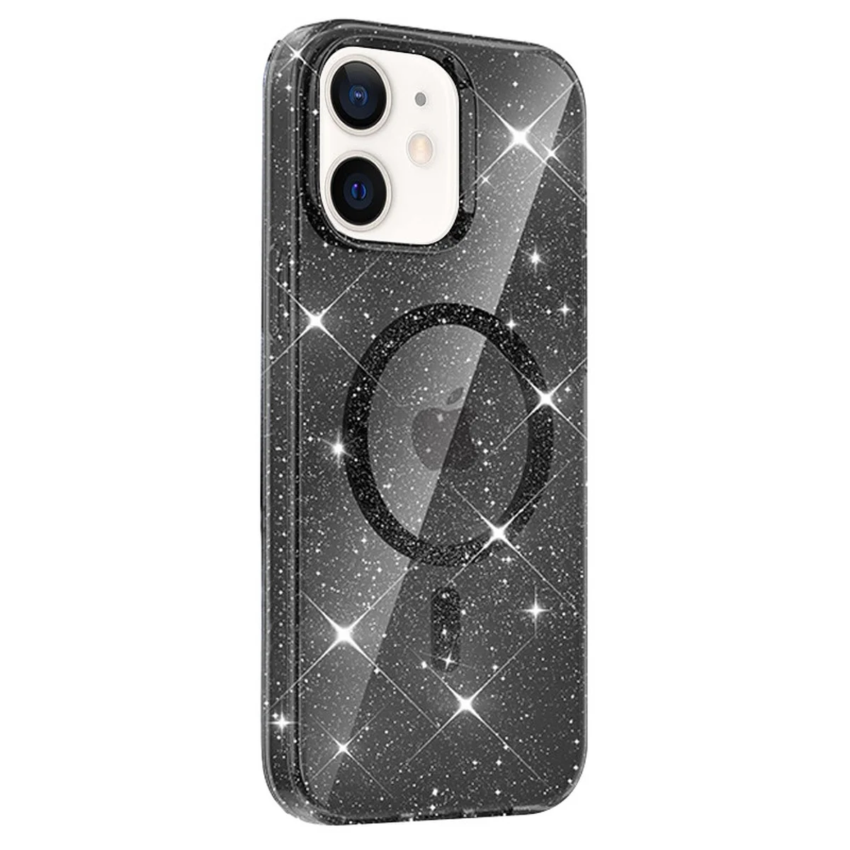Чехол TPU Eclipse Sparkle (MagFit) для Apple iPhone 11 (6.1") Black