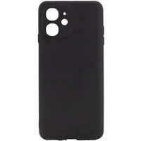 Силиконовый чехол Candy Full Camera для Apple iPhone 11 (6.1") Черный / Black