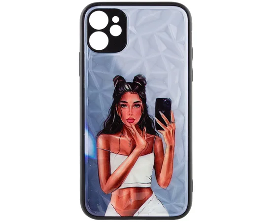 TPU+PC чохол Prisma Ladies для Apple iPhone 11 (6.1") Black in White