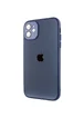 Чехол TPU+Glass Sapphire Midnight для Apple iPhone 11 (6.1") Синий / Deep navy