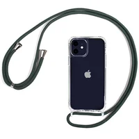 Чохол TPU Crossbody Transparent для Apple iPhone 11 (6.1 ") Зелений / Forest green