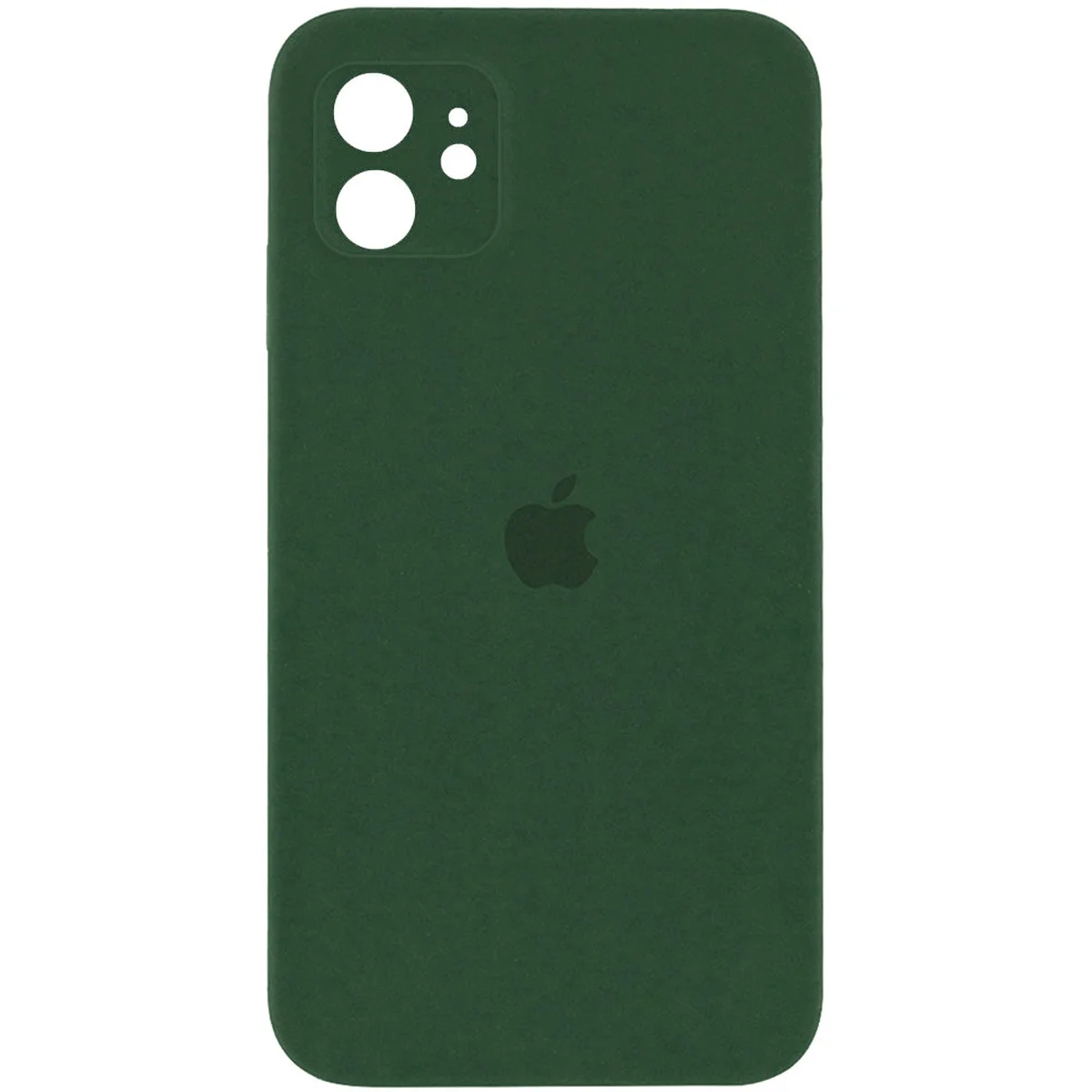 Чохол Silicone Case Square Full Camera Protective (AA) для Apple iPhone 11 (6.1") Зелений / Cyprus Green