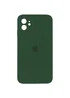 Чохол Silicone Case Square Full Camera Protective (AA) для Apple iPhone 11 (6.1") Зелений / Cyprus Green