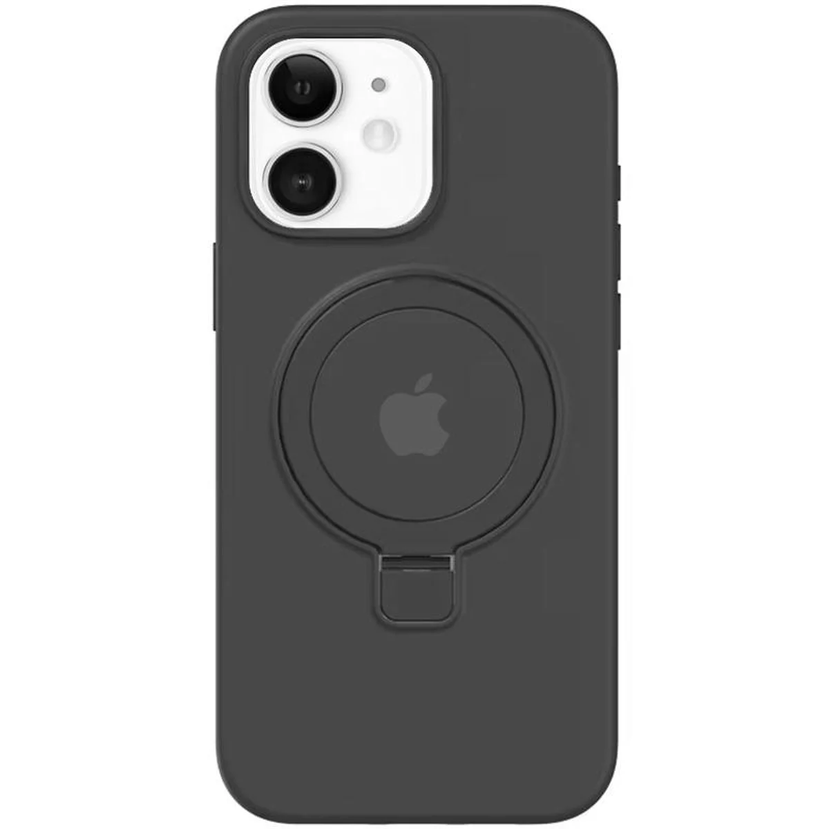 Чехол Silicone Case Full Protective with Ring для Apple iPhone 11 (6.1") Black
