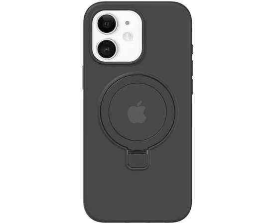 Чехол Silicone Case Full Protective with Ring для Apple iPhone 11 (6.1") Black