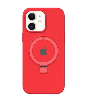 Чохол Silicone Case Full Protective with Ring для Apple iPhone 11 (6.1") Red
