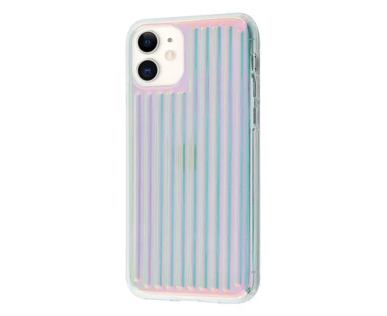 TPU чехол Gradient Laser для Apple iPhone 11 (6.1") Голубой