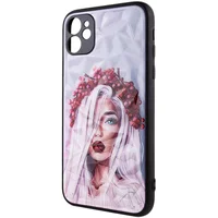 TPU+PC чехол Prisma Ladies для Apple iPhone 11 (6.1") Ukrainian Girl