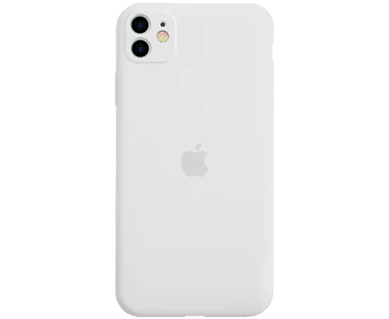 Чехол Silicone Case Full Protective для Apple iPhone 11 (6.1") Белый / White