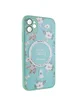 TPU+PC чехол Secret Garden with MagSafe для Apple iPhone 11 (6.1") Mint