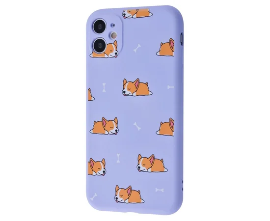 TPU чехол WAVE Fancy для Apple iPhone 11 (6.1") Haski / Light purple