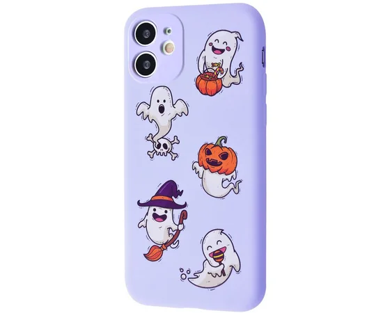 TPU чехол WAVE Fancy для Apple iPhone 11 (6.1") Ghosts / Light purple