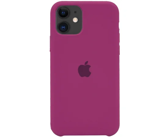 Чехол Silicone Case (AA) для Apple iPhone 11 (6.1") Малиновый / Dragon Fruit
