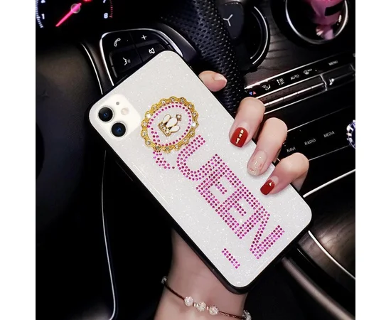 TPU+Glass чехол TYBOMB Queen для Apple iPhone 11 (6.1") pink