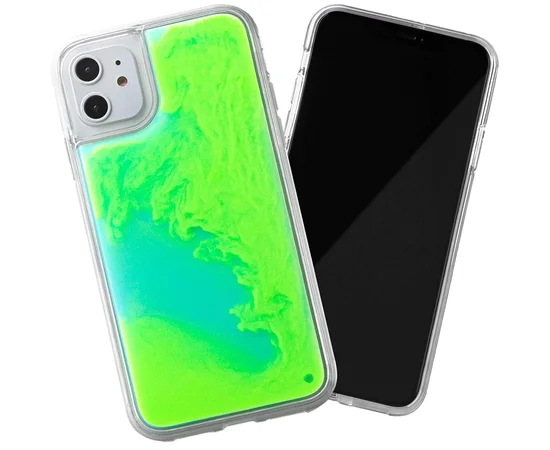 Неоновый чехол Neon Sand glow in the dark для Apple iPhone 11 (6.1") Зеленый