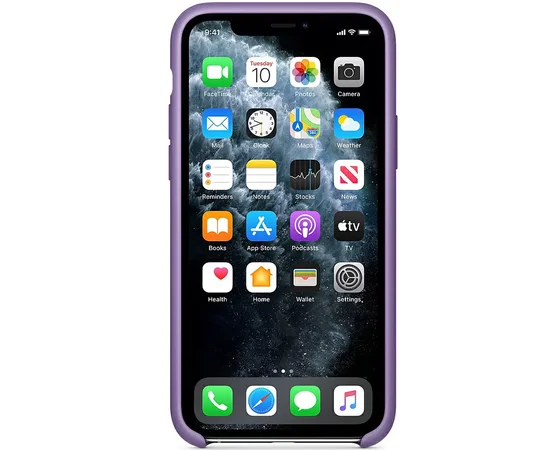 Чехол Silicone Case (AA) для Apple iPhone 11 (6.1") Лиловый / Lilac Pride